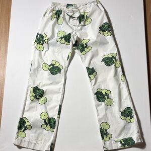 Aeropostale Turtle Print Pajama Pants Women’s Small Lounge Sleep Cute